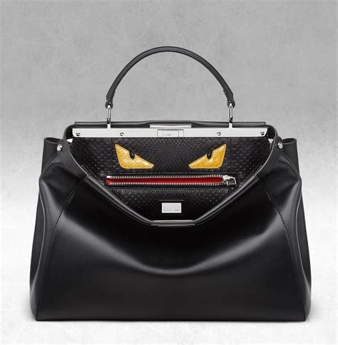 fendi mini peekaboo monster|fendi peekaboo price euro.